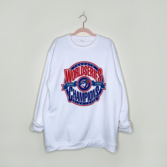 2018 blue jays stadium giveaway crewneck sweatshirt - size xl