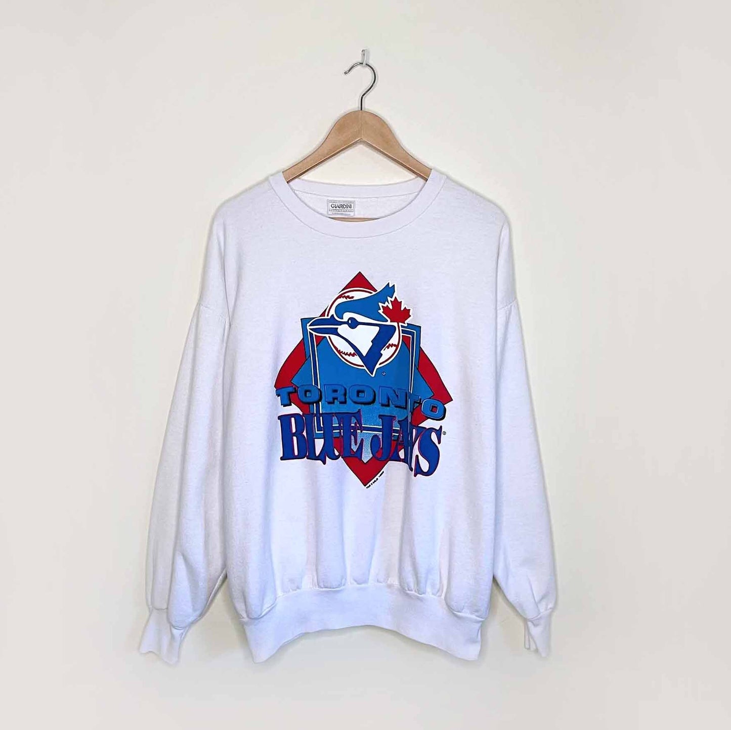 vintage 1993 blue jays season crewneck sweatshirt - size xl