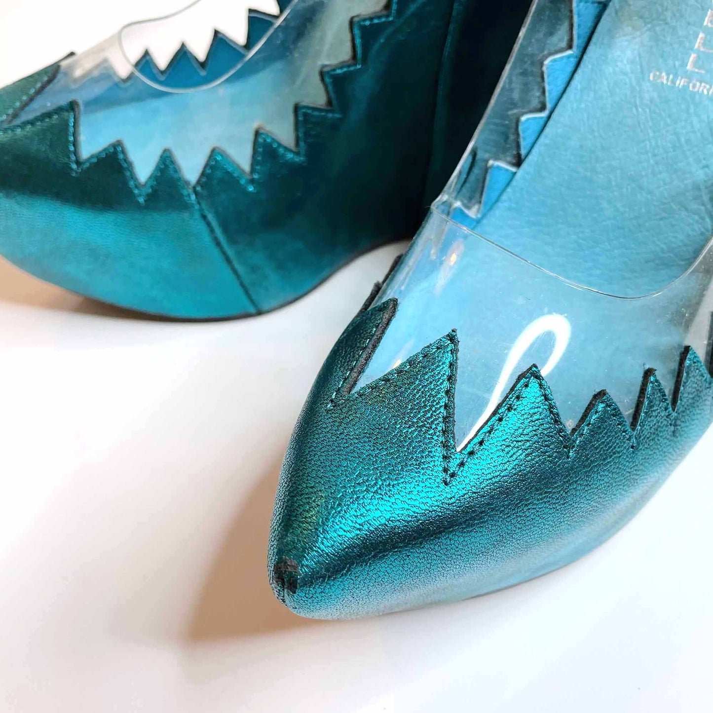 Jeffrey Campbell Audrey metallic platform wedge - size 8