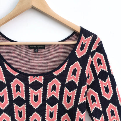 Jealous Tomato knit crop - size Small