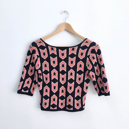 Jealous Tomato knit crop - size Small