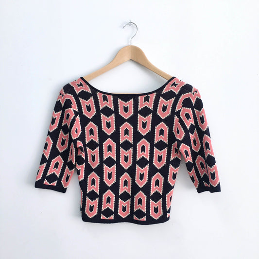 Jealous Tomato knit crop - size Small