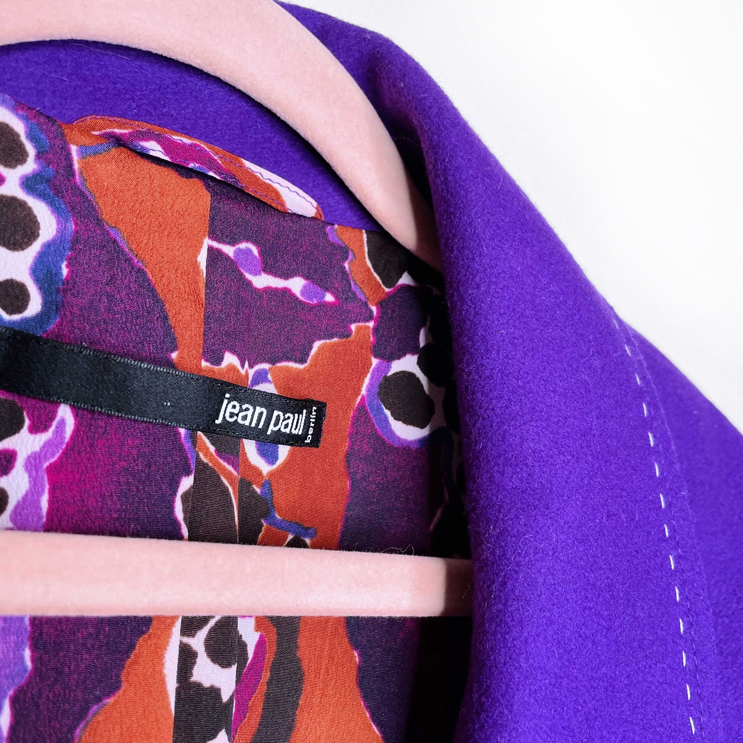 vintage jean paul gaultier cropped wool bolero blazer jacket - size 4