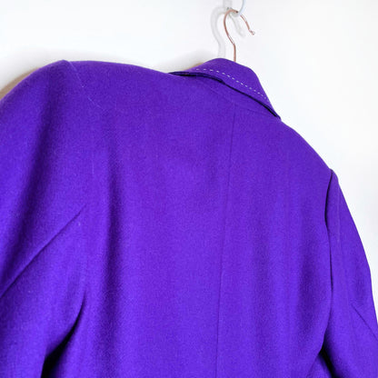 vintage jean paul gaultier cropped wool bolero blazer jacket - size 4