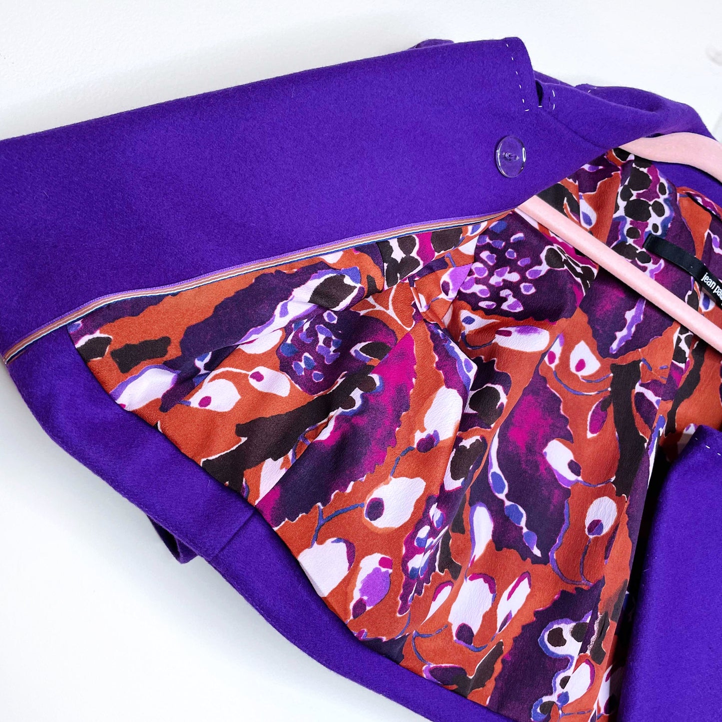 vintage jean paul gaultier cropped wool bolero blazer jacket - size 4