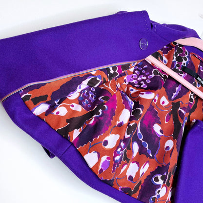 vintage jean paul gaultier cropped wool bolero blazer jacket - size 4