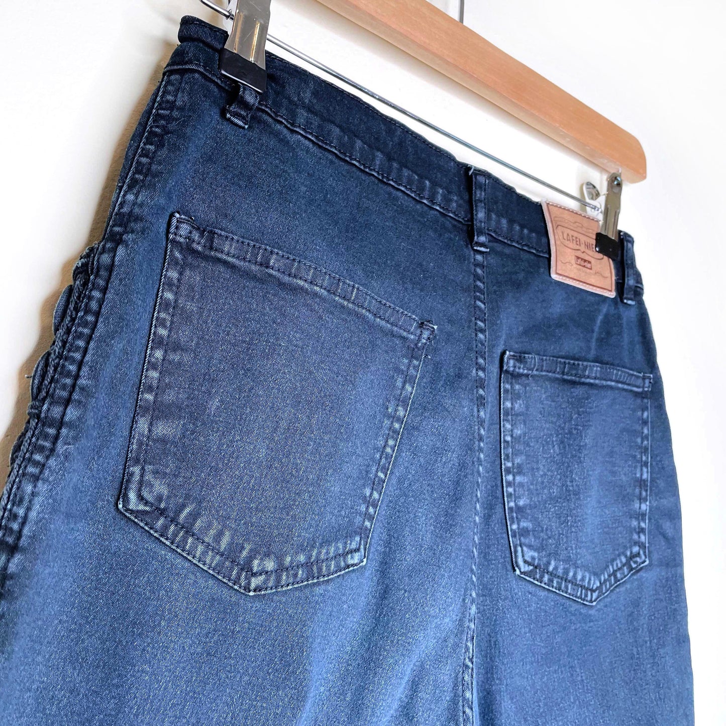 lafei nier high rise side panel skinny jeans - size medium