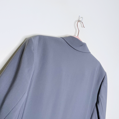 jnby 2023 grey loose fit half sleeve pockets blazer - size xs