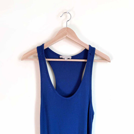 Joan Vass ribbed super soft tank maxi dress - size Medium