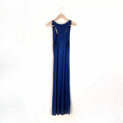 Joan Vass ribbed super soft tank maxi dress - size Medium