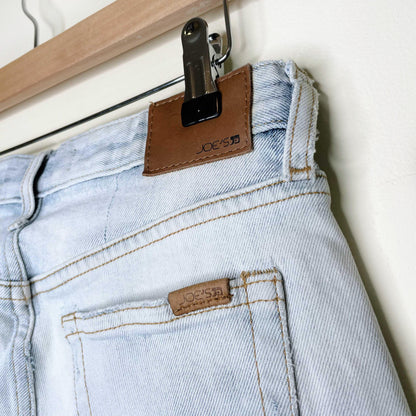 joe's jeans the smith mid rise straight crop - size 25