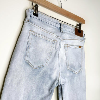 joe's jeans the smith mid rise straight crop - size 25