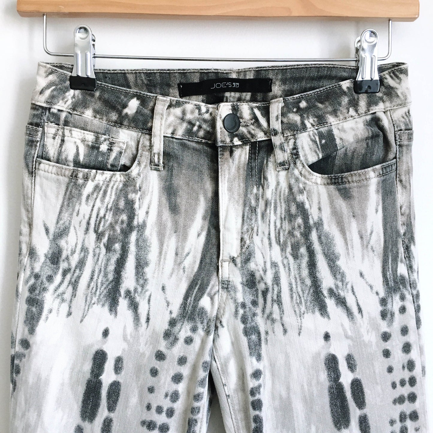 Joe's Jeans bleach tie-dye skinny - size 24