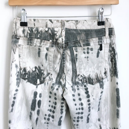 Joe's Jeans bleach tie-dye skinny - size 24