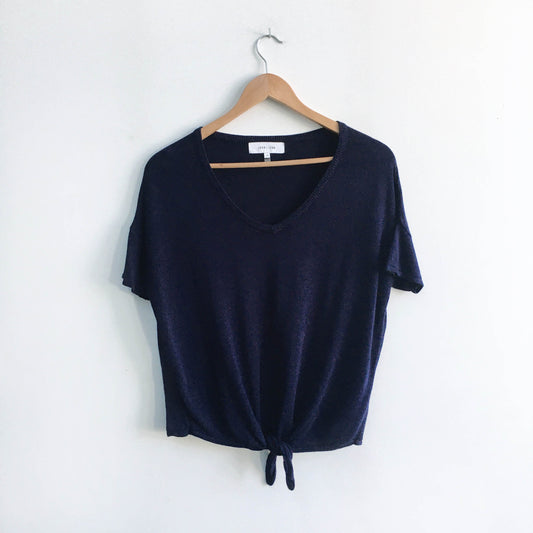 John + Jenn tie-front sweater - size Small