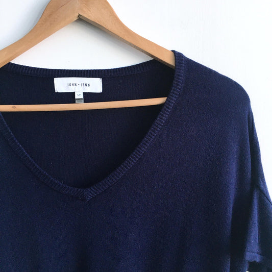 John + Jenn tie-front sweater - size Small