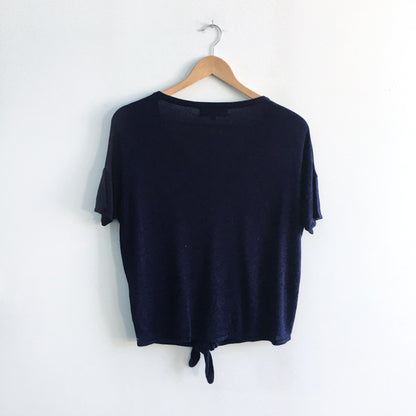 John + Jenn tie-front sweater - size Small