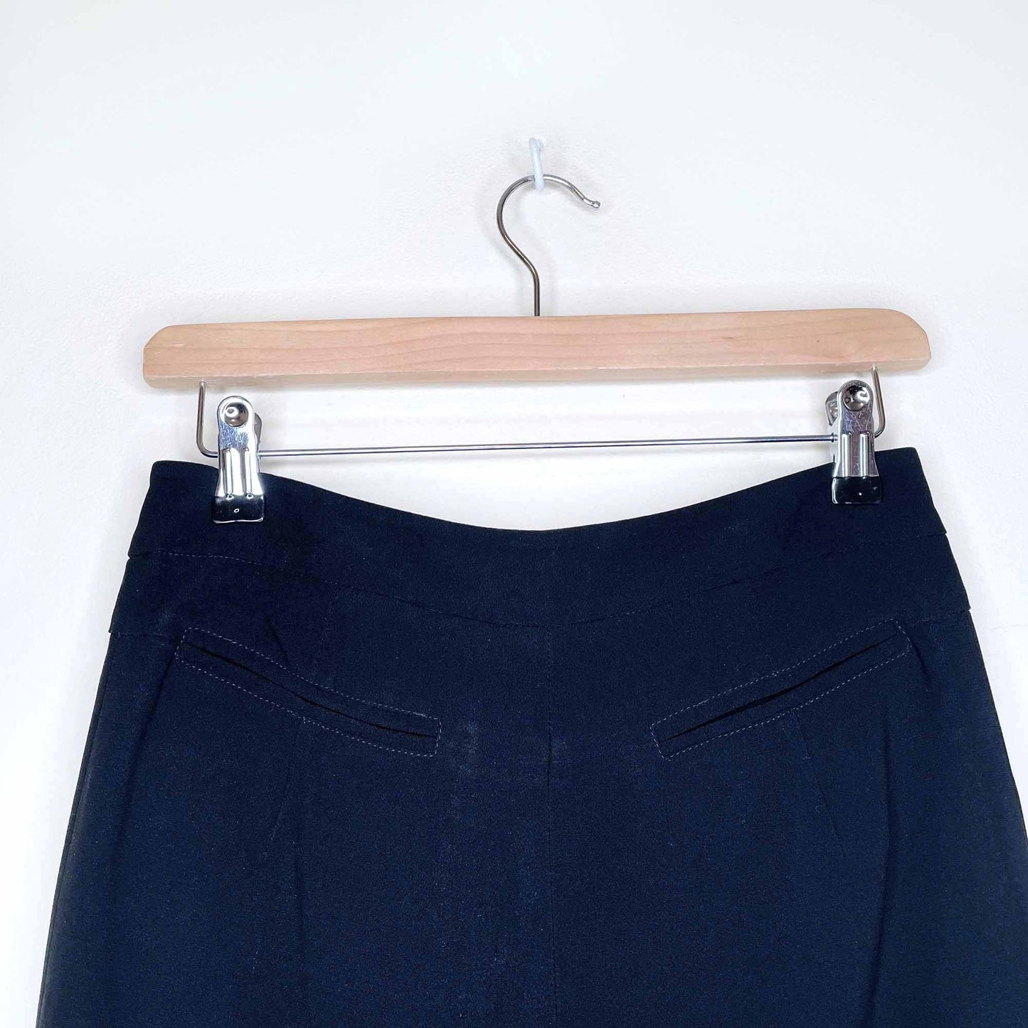 vintage 2000's john galliano black mini skirt - size medium