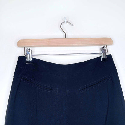 vintage 2000's john galliano black mini skirt - size medium