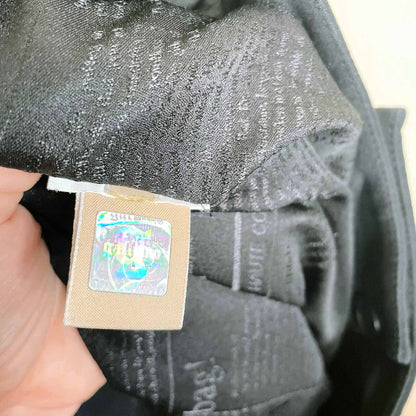 vintage 2000's john galliano black mini skirt - size medium