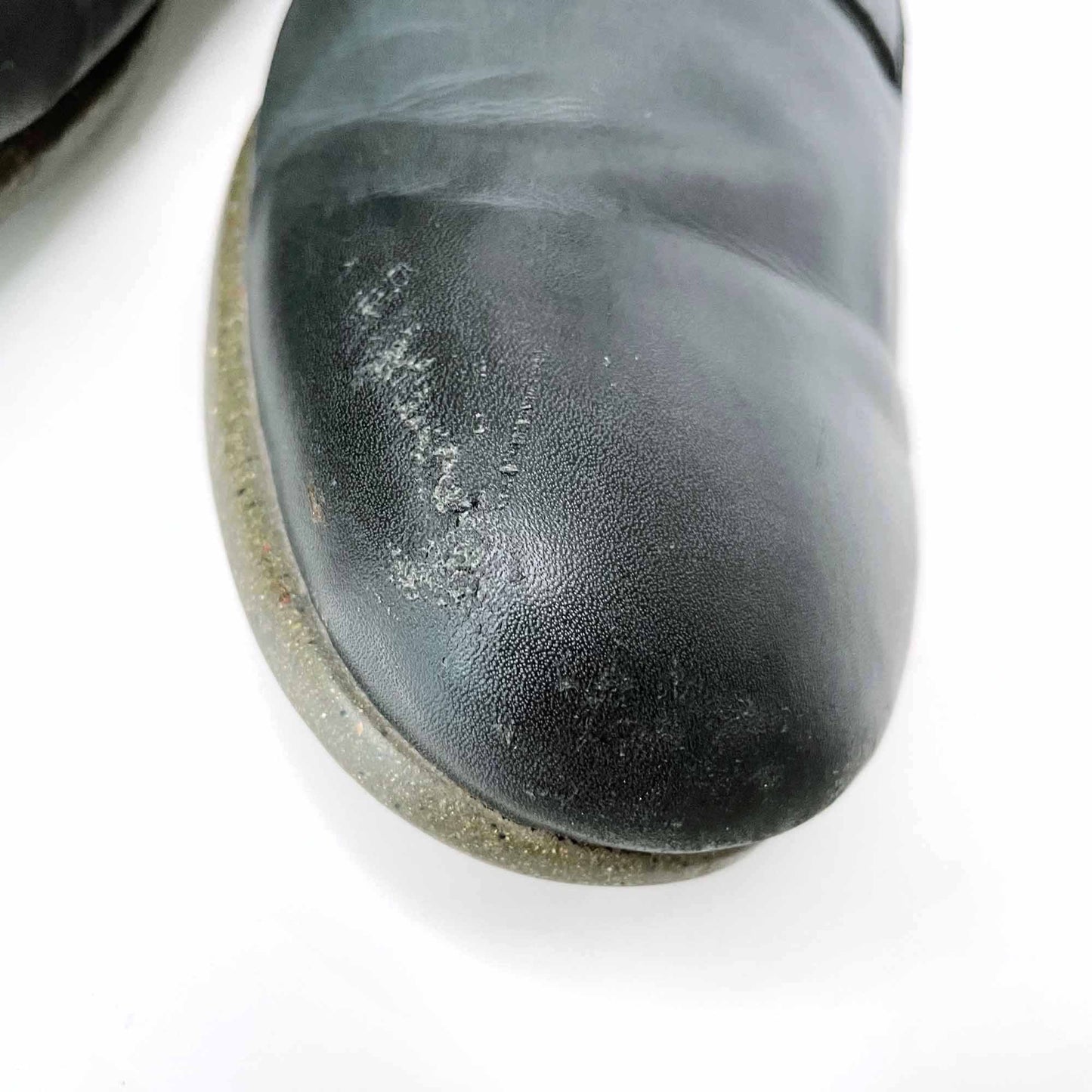 john fluevog blue lace up leather derby shoes - size 12