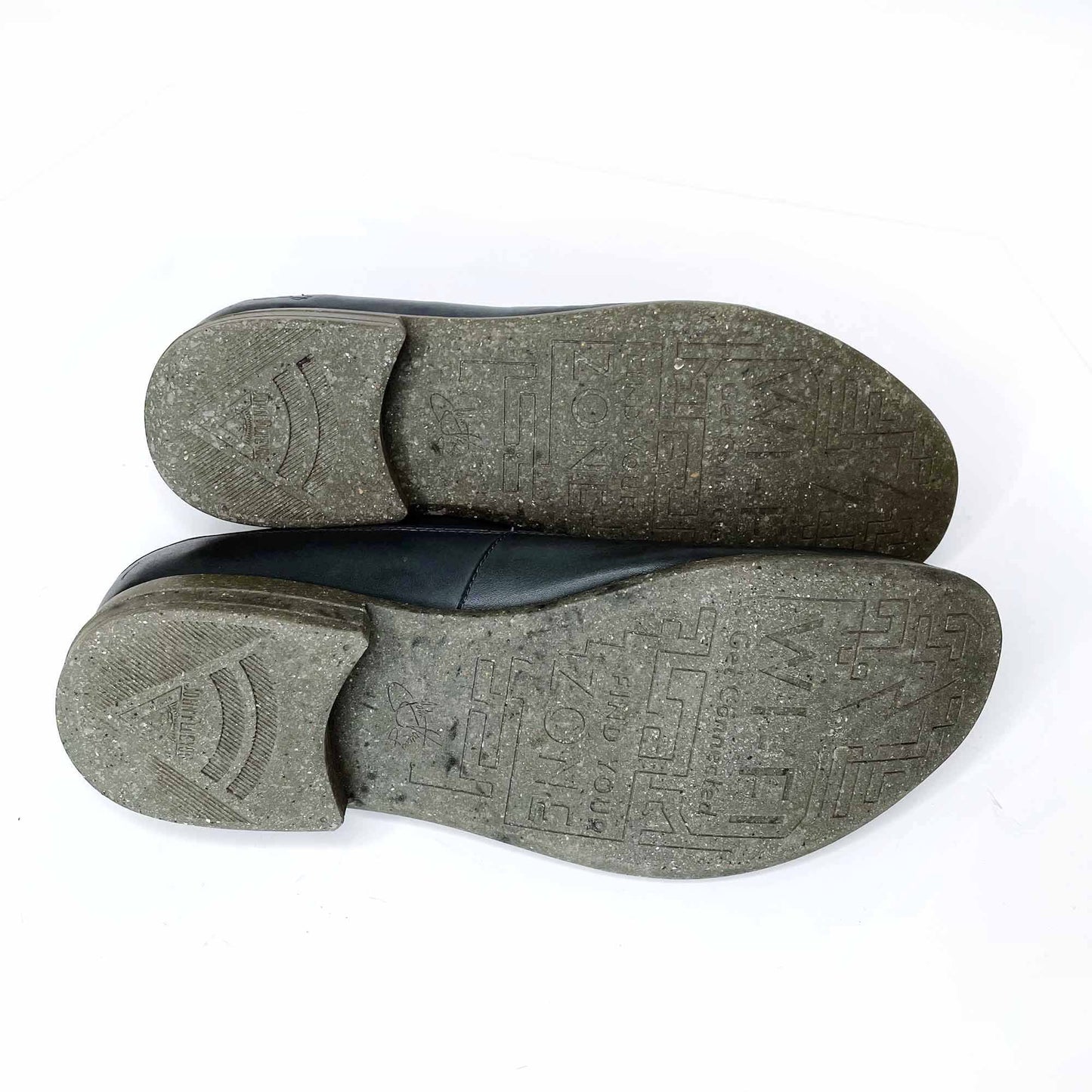 john fluevog blue lace up leather derby shoes - size 12