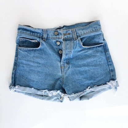 John Galt high-rise button fly shorts - size 27