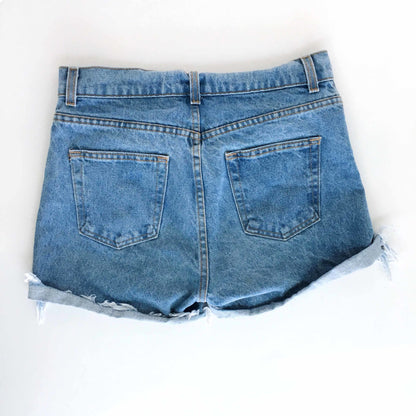 John Galt high-rise button fly shorts - size 27