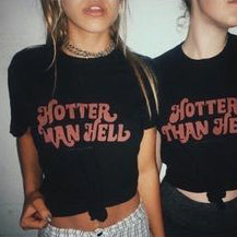 John Galt Hotter than Hell tee - size OS