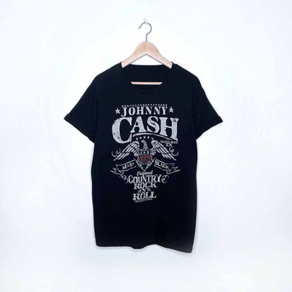 Johnny Cash band tee - size Large