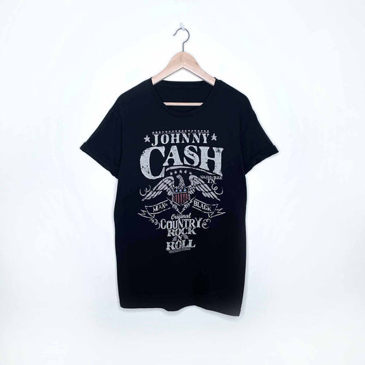 Johnny Cash band tee - size Large