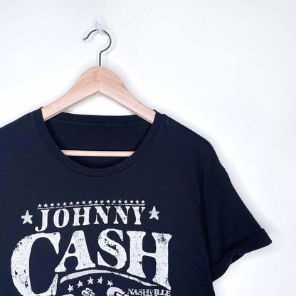 Johnny Cash band tee - size Large