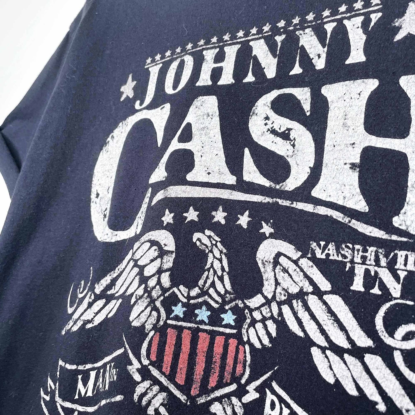 Johnny Cash band tee - size Large