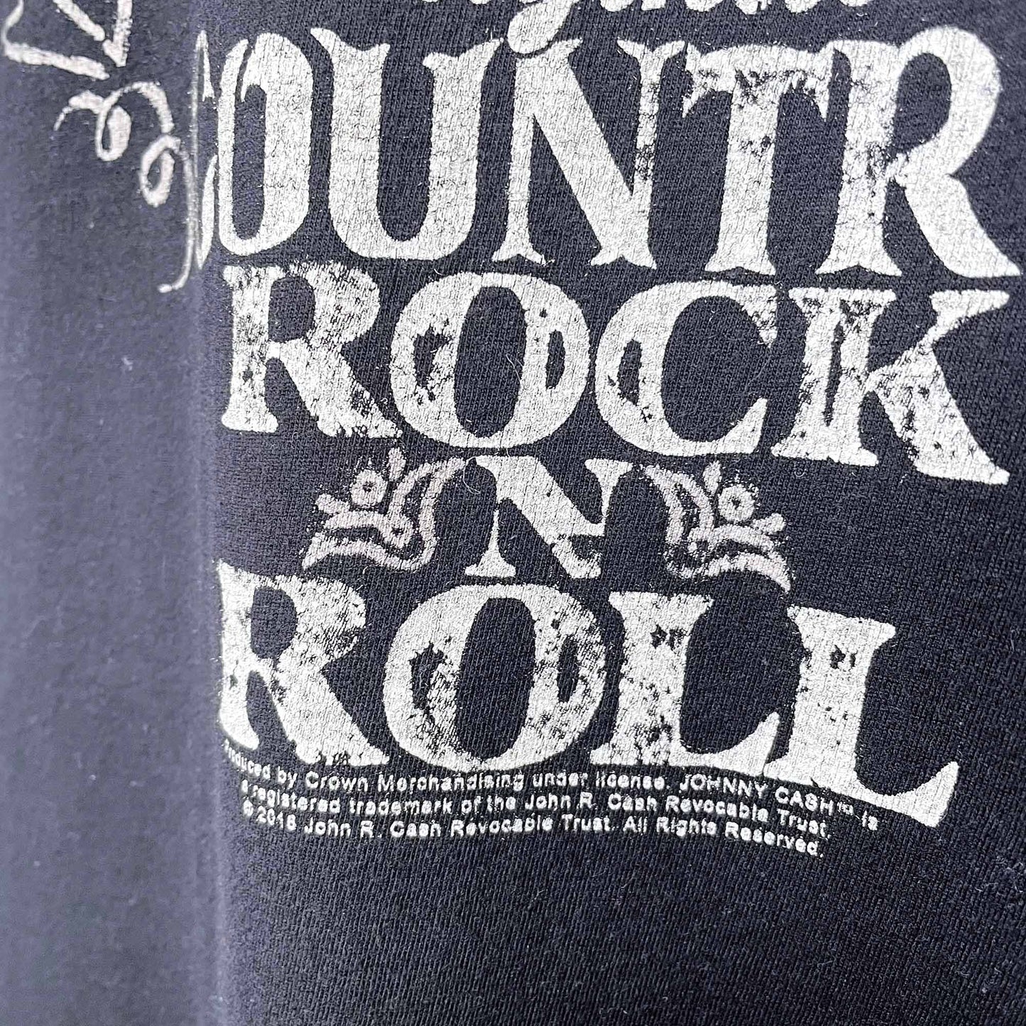 Johnny Cash band tee - size Large