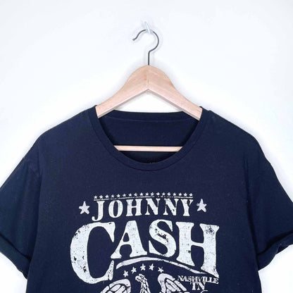 Johnny Cash band tee - size Large