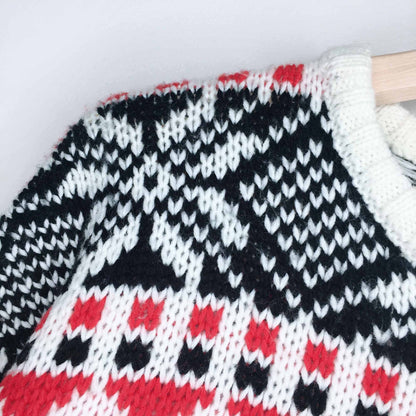 Vintage JOIA snowflake christmas sweater - size 38