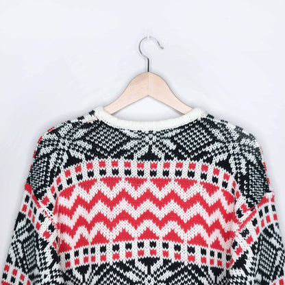 Vintage JOIA snowflake christmas sweater - size 38