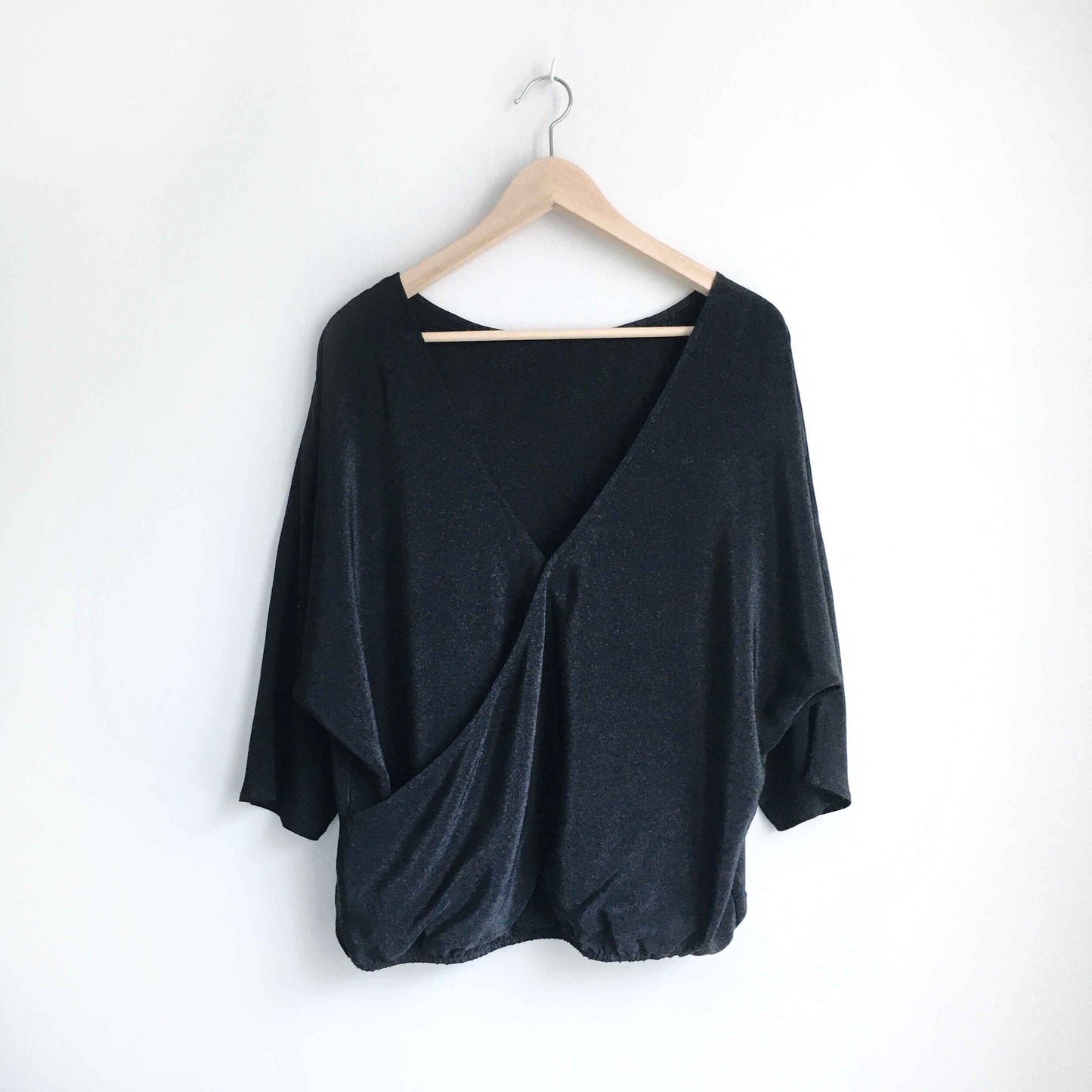 Joie silk wrap blouse - size Large