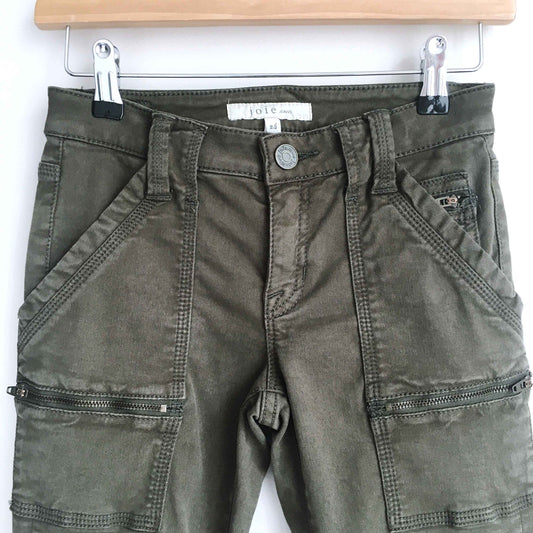 joie jeans park skinny utility pant - size 24
