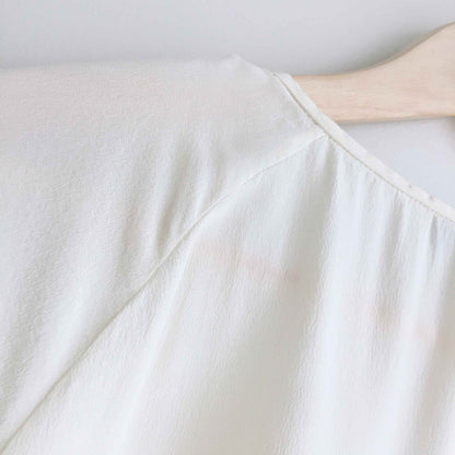 Joie silk short sleeve pocket blouse - size xs