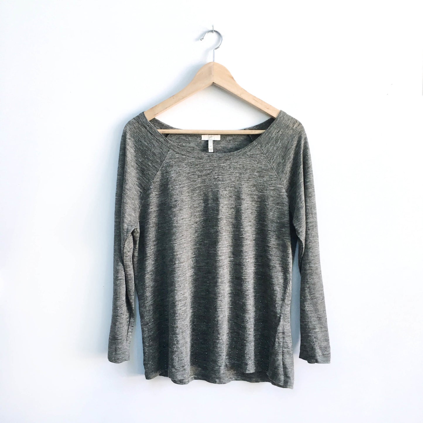 Joie Embellished Linen Tee - size Medium