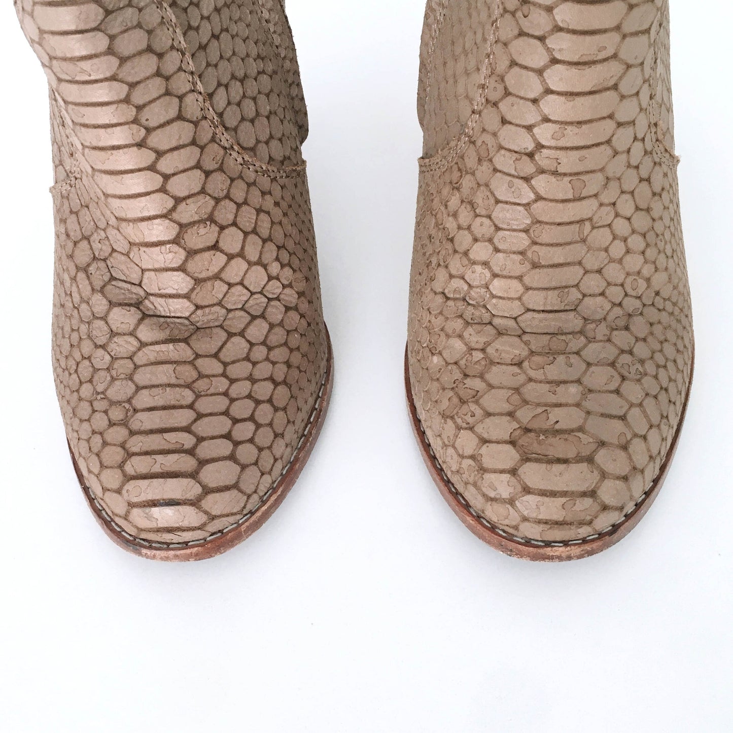 Joie Dalton Snakeskin Bootie - size 37.5