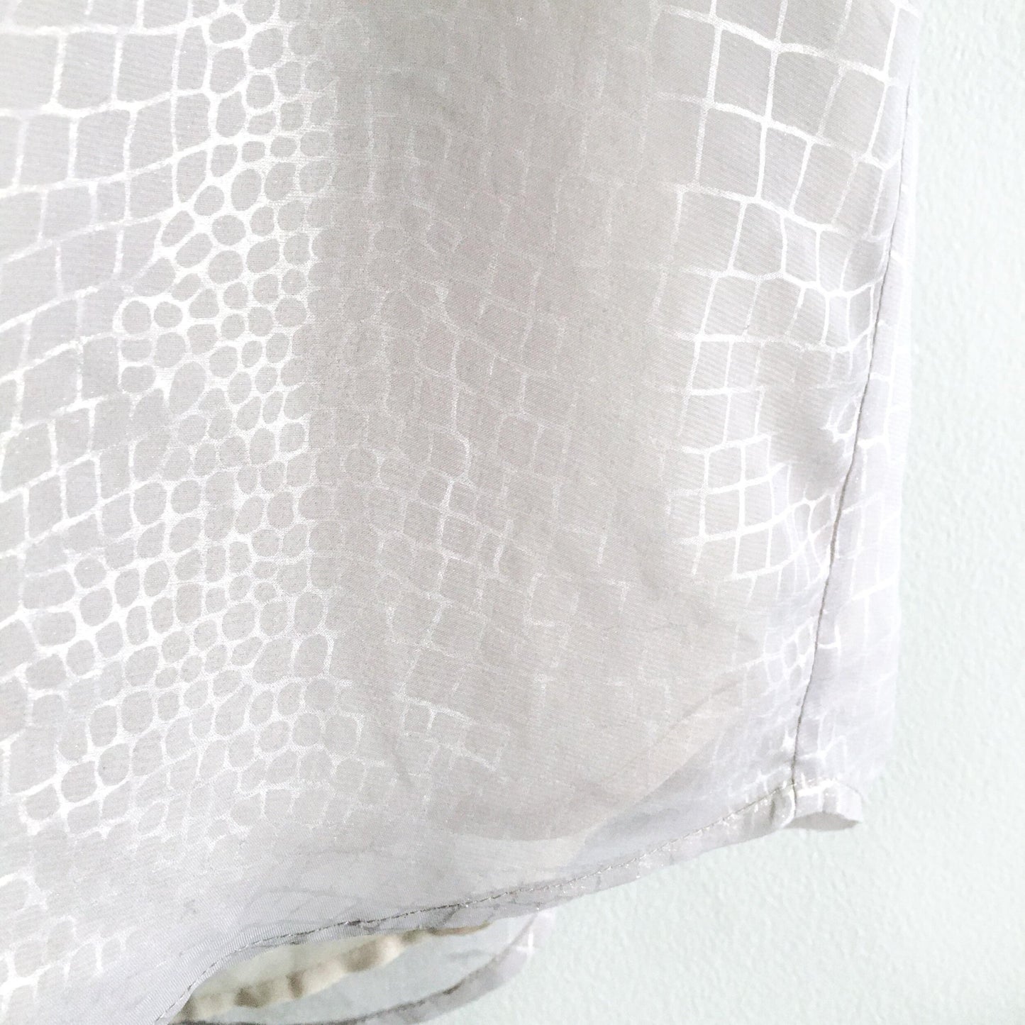 Joie Metallic Rancher Snakeskin Top - size Medium