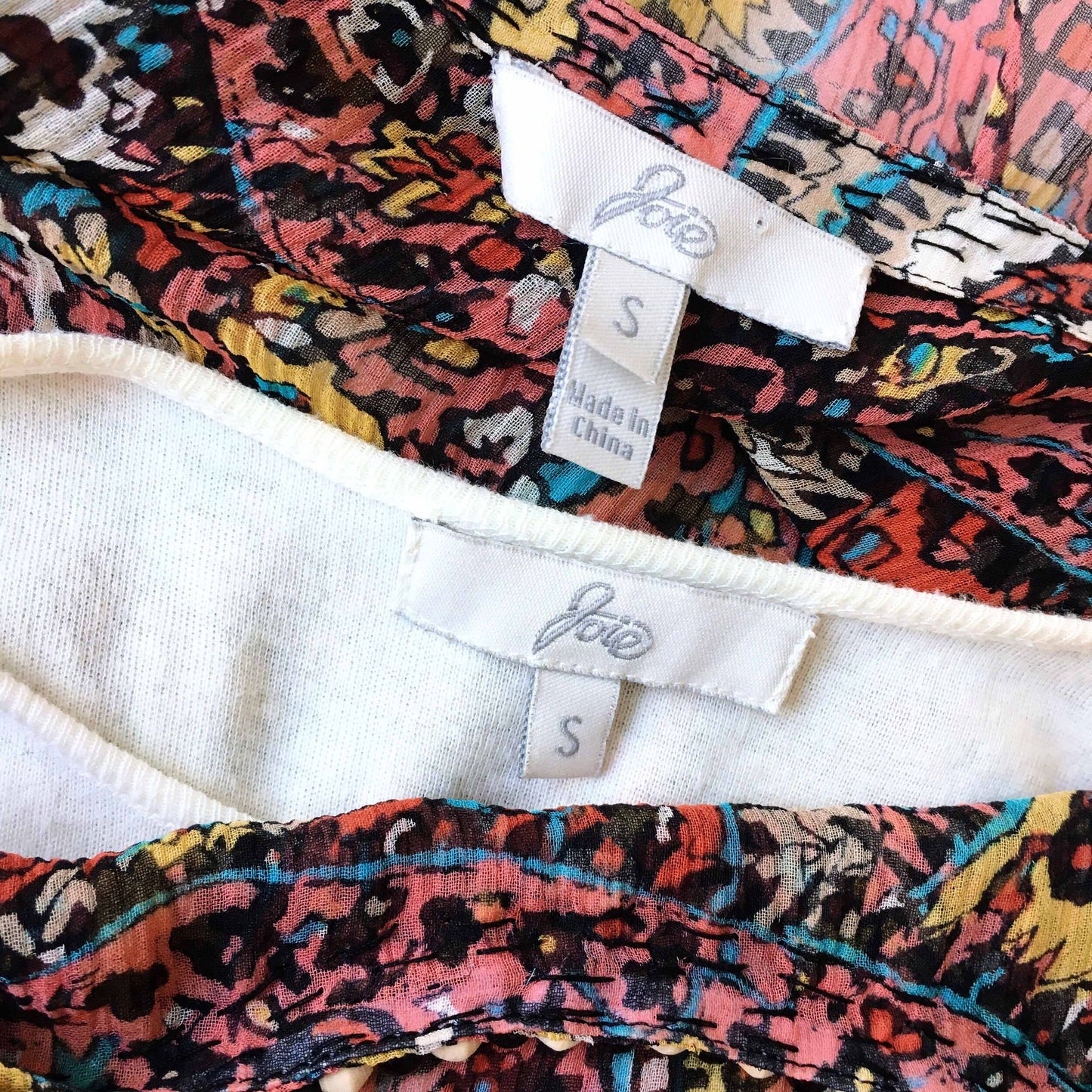 Joie silk paisley tank - size Small