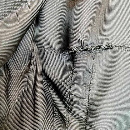 vintage 80's jean paul gaultier pour gibo jacket with faux fur hood - size 44