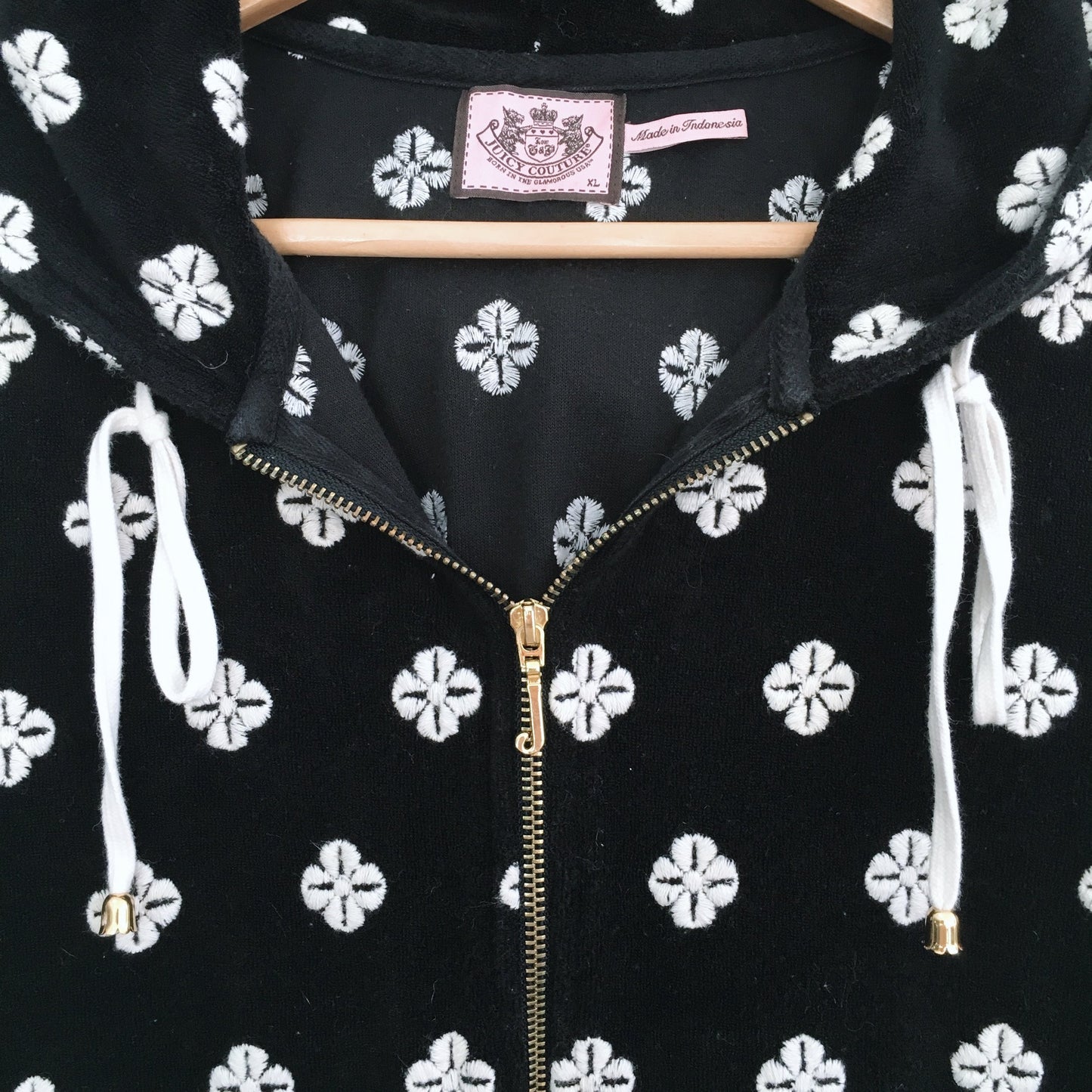 Juicy Couture Limited Edition French Terry Hoodie - size XL