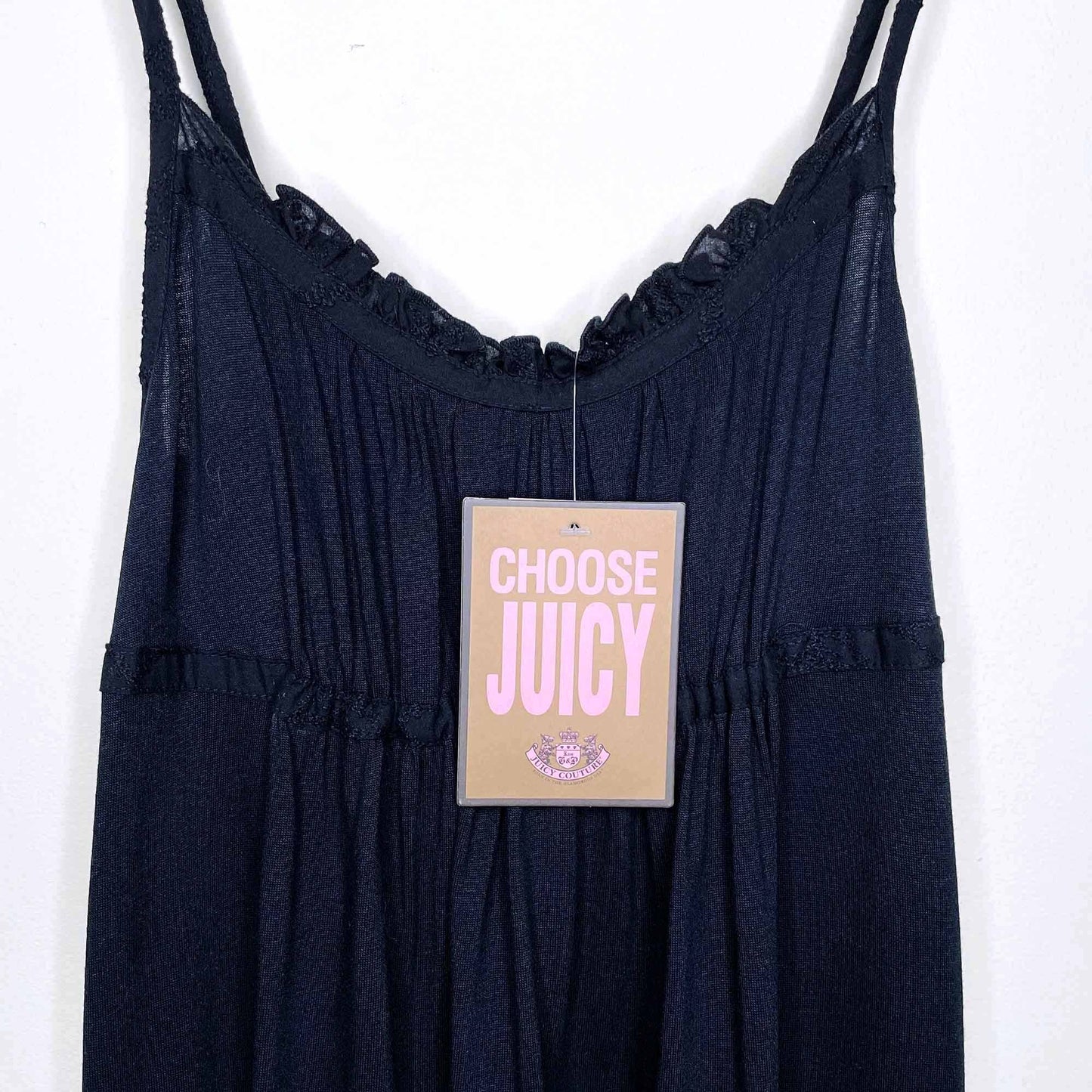 nwt juicy couture tank dress with swing hem -  size small