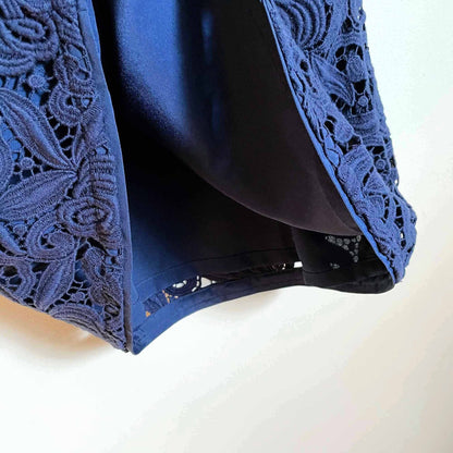 juicy couture guipure rose lace sleeveless dress - size 6