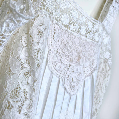 juicy couture lace pleated cotton flapper summer dress - size 2