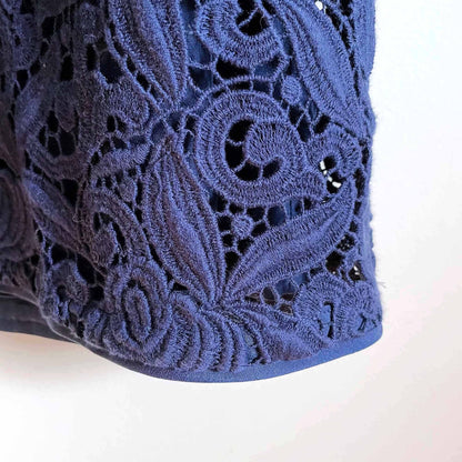 juicy couture guipure rose lace sleeveless dress - size 6